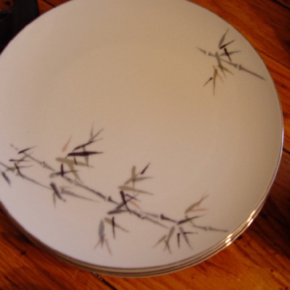 NORITAKE China BAMBOO #2133 (1Dinner plate) more available Japan Vintage 1955-60